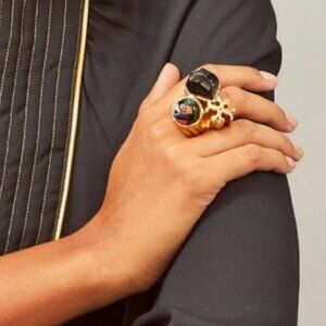 Tory Burch Exagerated Roxanne Statement Ring